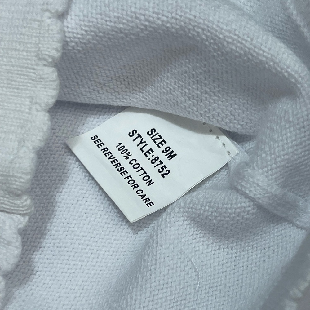 NWT Petit Ami Scallop Edge White Button-Up Cardigan - Picture 3 of 6